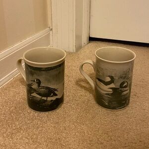 Field & Stream Duck Print Mugs - Set of 2